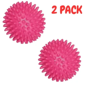 2x Spiky Massage Ball Yoga Pilates Gym Trigger Point Reflexology Stress Relief